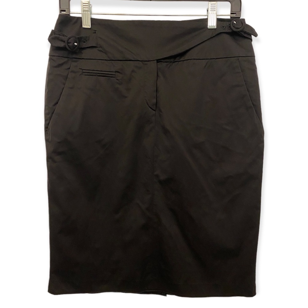 Escada Sport Black Skirt with attached belt buckle